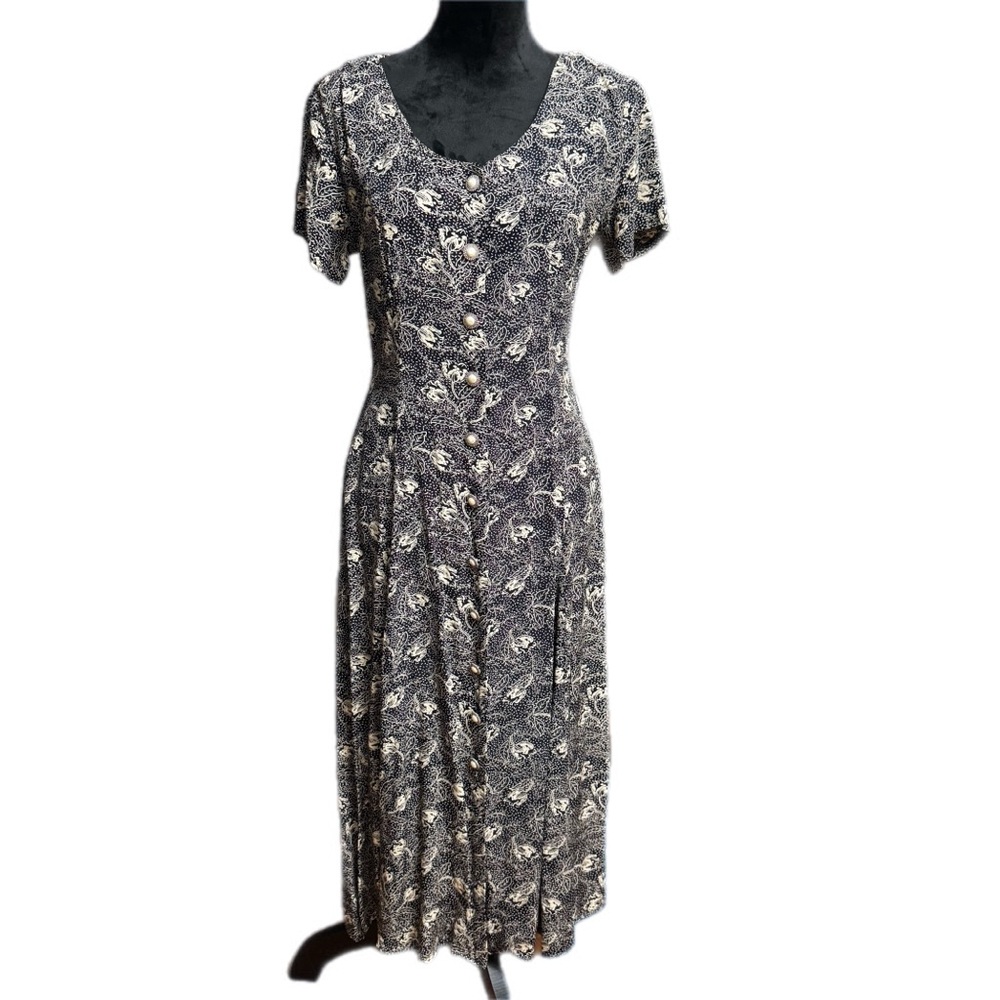 Vintage Victoria Ashley 90’s Floral Print Dress